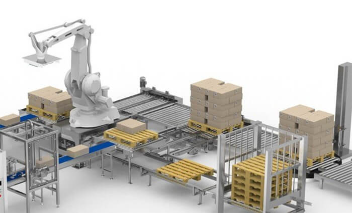Endüstriyel Robot Paletleme